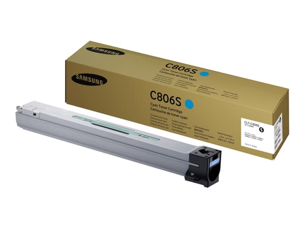 Samsung CLT-C806S, syaani värikasetti, 30000 sivua, Syaani, 1 kpl