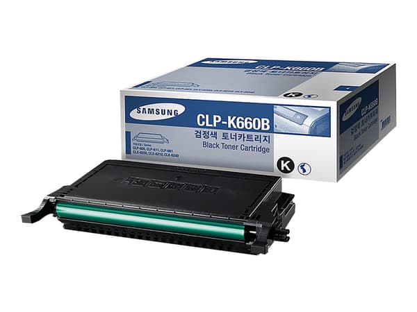Samsung CLP-K660B - Høy ytelse - svart - original - tonerpatron (ST906A) - for Samsung CLP-610, CLP-611, CLP-612, CLP-660, CLP-661, CLP-662, CLX-6200