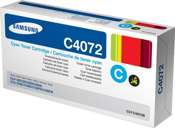 Samsung CLT-C4072S syaani värikasetti, 1000 sivua, Syaani, 1 kpl