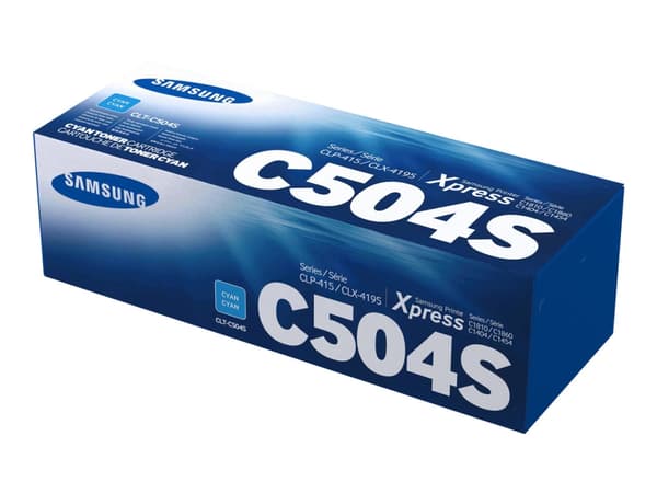 Samsung CLT-C504S syaani värikasetti, 1800 sivua, Syaani, 1 kpl