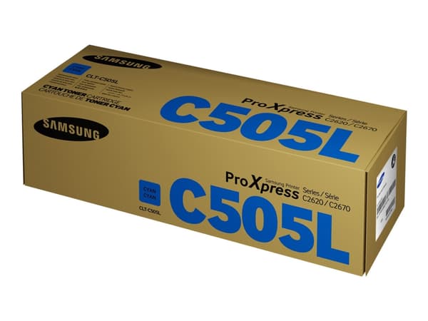 HP CLT-C505L - Høy ytelse - cyan - original - tonerpatron (SU035A) - for ProXpress SL-C2620DW, SL-C2670FW, SL-C2680FX