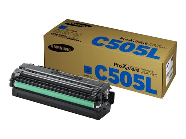 HP CLT-C505L - Høy ytelse - cyan - original - tonerpatron (SU035A) - for ProXpress SL-C2620DW, SL-C2670FW, SL-C2680FX