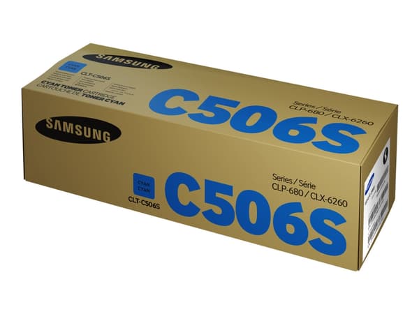 Samsung CLT-C506S - Cyan - original - tonerpatron (SU047A) - for Samsung CLP-680DW, CLP-680ND, CLX-6260FD, CLX-6260FR, CLX-6260FW, CLX-6260ND