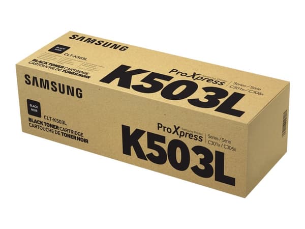 Samsung CLT-K503L erittäin riittoisa musta värikasetti, 8000 sivua, Musta, 1 kpl