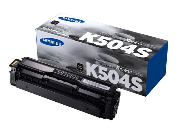 HP CLT-K504S - Svart - original - tonerpatron (SU158A) - for Samsung CLP-415, CLX-4195; MultiXpress SL-C1453, C1454; Xpress SL-C1404, C1810, C1860