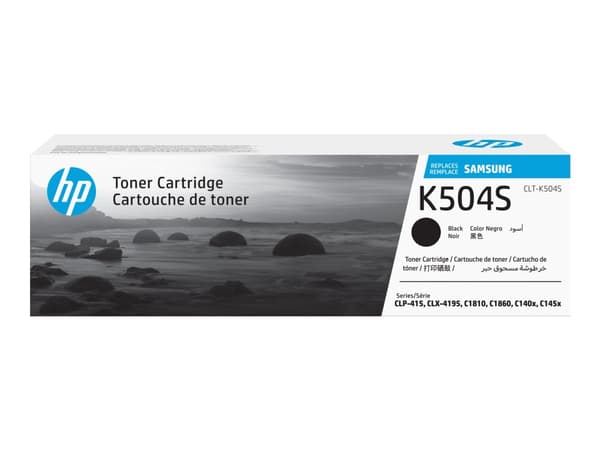 HP CLT-K504S - Svart - original - tonerpatron (SU158A) - for Samsung CLP-415, CLX-4195; MultiXpress SL-C1453, C1454; Xpress SL-C1404, C1810, C1860