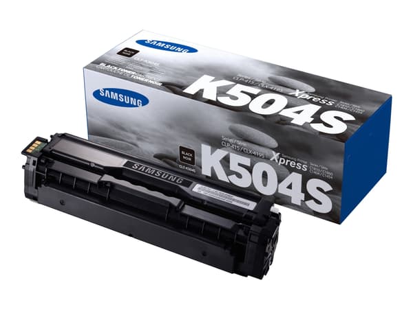 HP CLT-K504S - Svart - original - tonerpatron (SU158A) - for Samsung CLP-415, CLX-4195; MultiXpress SL-C1453, C1454; Xpress SL-C1404, C1810, C1860