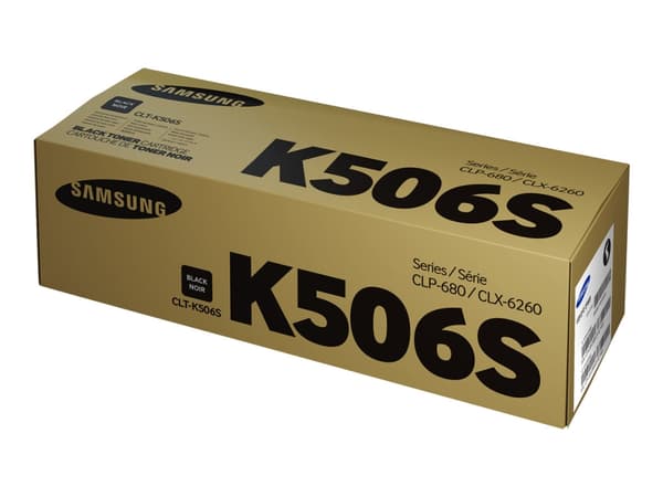 Samsung CLT-K506S - Svart - original - tonerpatron (SU180A) - for Samsung CLP-680DW, CLP-680ND, CLX-6260FD, CLX-6260FR, CLX-6260FW, CLX-6260ND