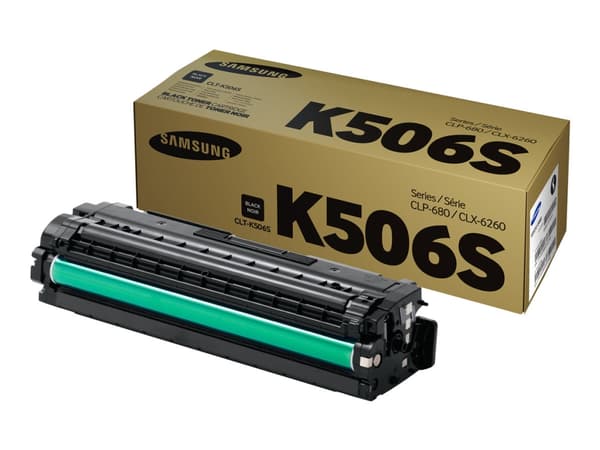 Samsung CLT-K506S - Svart - original - tonerpatron (SU180A) - for Samsung CLP-680DW, CLP-680ND, CLX-6260FD, CLX-6260FR, CLX-6260FW, CLX-6260ND