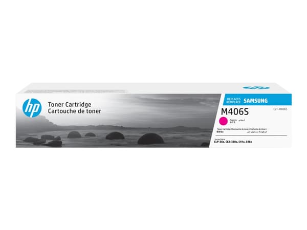 HP CLT-M406S - Magenta - original - tonerkassett (SU252A) - för Samsung CLX-3300, 3302, 3303, 3304, 3305, 3306, 3307, SCX-3300, 3301, 3305, 3306