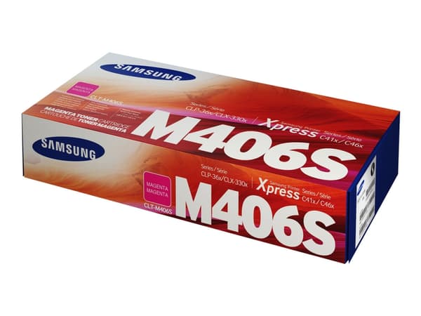 HP CLT-M406S - Magenta - original - tonerkassett (SU252A) - för Samsung CLX-3300, 3302, 3303, 3304, 3305, 3306, 3307, SCX-3300, 3301, 3305, 3306
