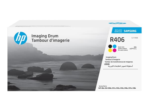 HP CLT-R406 - Svart, gul, cyan, magenta - original - avbildningsenhet för skrivare - för Samsung CLX-3300, 3302, 3303, 3304, 3305, 3306, 3307, SCX-33