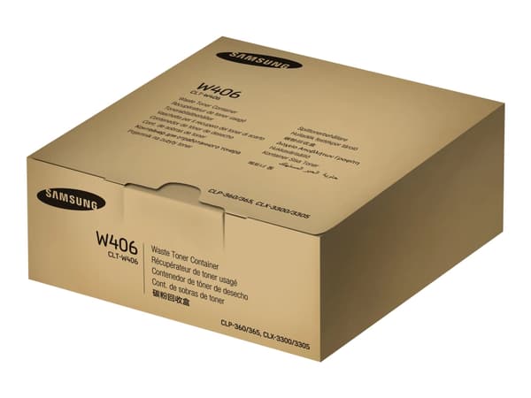 Samsung CLT-W406 - Svart, gul, cyan, magenta - uppsamlare för tonerspill - för Samsung CLX-3300, 3302, 3303, 3304, 3305, 3306, 3307, SCX-3300, 3301,