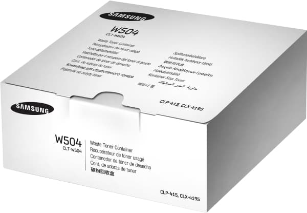Samsung CLT-W504 - Svart, gul, cyan, magenta - uppsamlare för tonerspill - för Samsung CLP-415, CLX-4195; MultiXpress SL-C1453, C1454; Xpress SL-C140