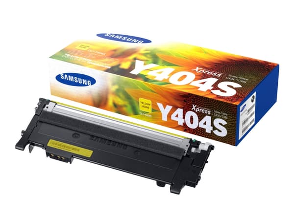 HP CLT-Y404S - Gul - original - tonerpatron (SU444A) - for Samsung CLX-3302, 3303, 3304, 3307; Xpress SL-C432, C433, C462, C463, C467, C482, C483