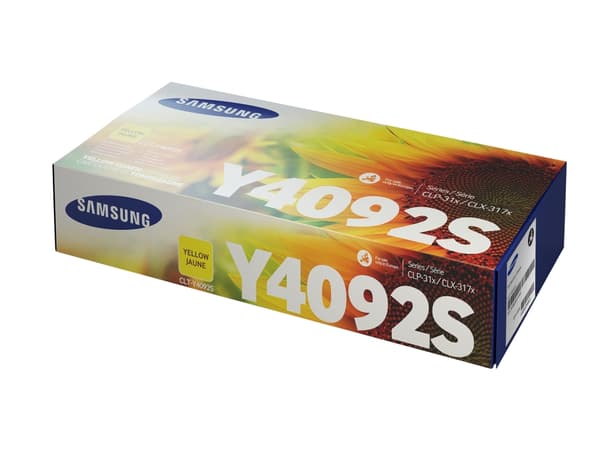 Samsung CLT-Y4092S - Gul - original - tonerpatron (SU482A) - for Samsung CLX-3170, CLX-3175, CLX-3176, CLX-4175