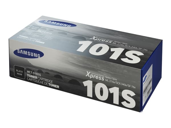 HP MLT-D101S - Sort - original - tonerpatron (SU696A) - for Samsung ML-2160, 2161, 2162, 2163, 2164, 2165, 2168, SCX-3400, 3401, 34061, SF-7605, SF-7
