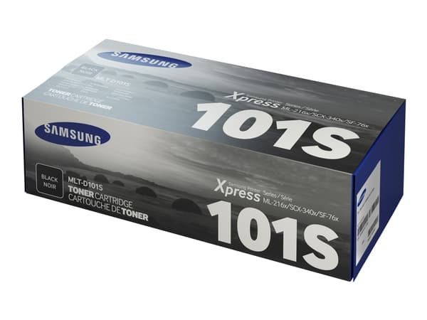 HP MLT-D101S - Sort - original - tonerpatron (SU696A) - for Samsung ML-2160, 2161, 2162, 2163, 2164, 2165, 2168, SCX-3400, 3401, 34061, SF-7605, SF-7