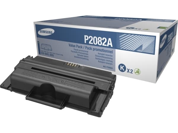 Samsung MLT-P2082A - 2-pack - svart - original - tonerpatron (SV127A) - for Samsung SCX-5635, SCX-5637, SCX-5639, SCX-5835, SCX-5935