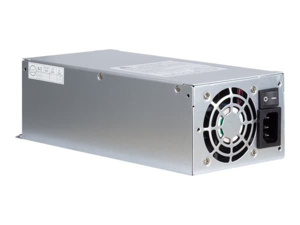 ASPOWER U2A-B20600-S - Strømforsyning (intern) - AC 100-240 V - 600 watt Rustfritt stål