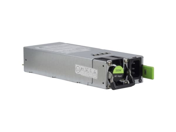 Inter-Tech Aspower R2A-DV0550-N, 550 W, 115 - 230 V, 92%, Ylivirta, Yliteho, Ylijännite, Ylikuumeneminen, Oikosulku, 20+4 pin ATX, Palvelin