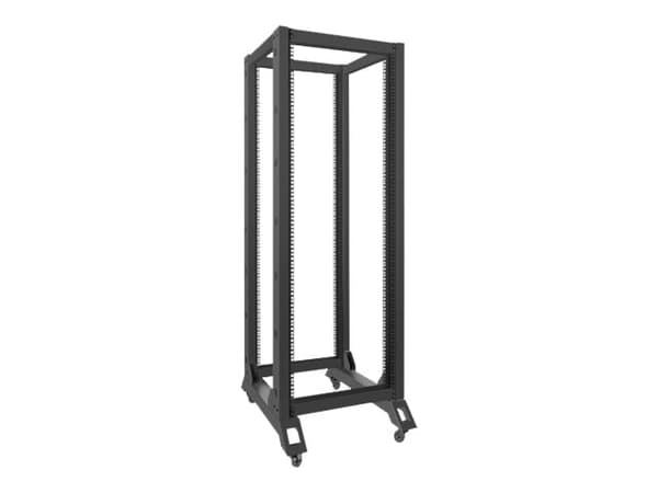 Lanberg - Rack öppen ram - svart, RAL 9004 - 32U - 19"