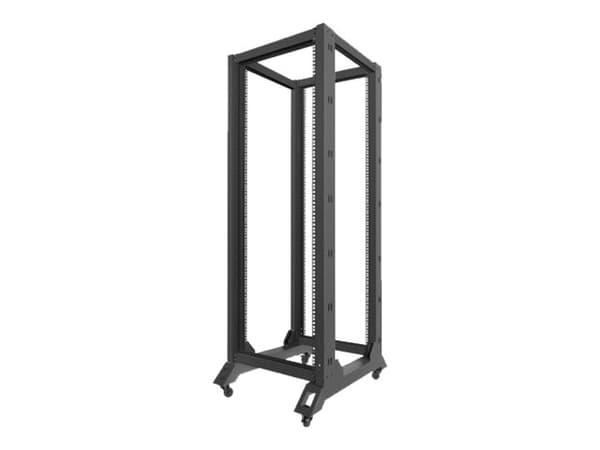 Lanberg - Rack öppen ram - svart, RAL 9004 - 32U - 19"