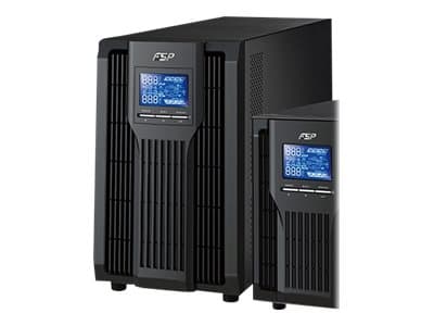 FSP Champ 3K - UPS - AC 200/208/220/230/240 V - 2700 watt - 3000 VA - 9 Ah - RS-232, USB Sort
