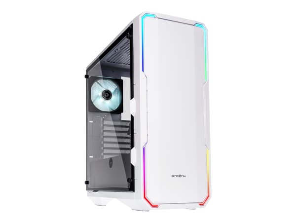 BitFenix ENSO, Tower, PC, Valkoinen, ATX, EATX, mikro ATX, Mini-ITX, Muovi, Terästä, Karkaistu lasi, 34 cm