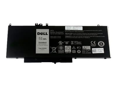 Dell Primary Battery - Kit - batteri til bærbar PC - litiumion - 4-cellers - 51 Wh - for Latitude E5450, E5550