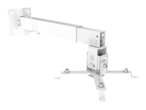 Schwaiger BEAMER - Monteringssats (vägg/takfäste) - för projektor - stål - vit - takmonterbar, väggmonterbar