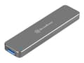 Miniatyrbilde 1 av 5: SilverStone Mobile Series MS09 - Drevkabinett - M.2 - SATA 6Gb/s - USB 3.0 - koksgrå
