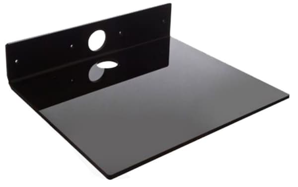 Vivolink VLSHELF-L BLACK, Musta, Muovi, 360 mm, 410 mm, 90 mm, 200 g