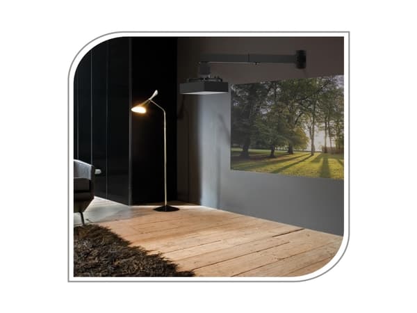 PureMounts PM-SPIDER-40W, Tak, 20 kg, Hvit, Stål, 8 - -8°, 15 - -15°