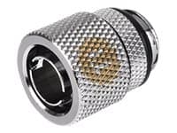 Thermaltake Pacific 3/8" ID x 1/2" OD Compression - jäähdytysjärjestelmän säätö - kromi