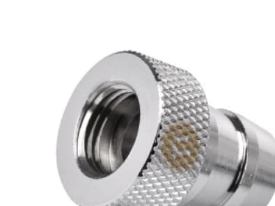 Thermaltake Pacific 1/2" Fill-port - Fyllningsport för flytande kylsystem - krom