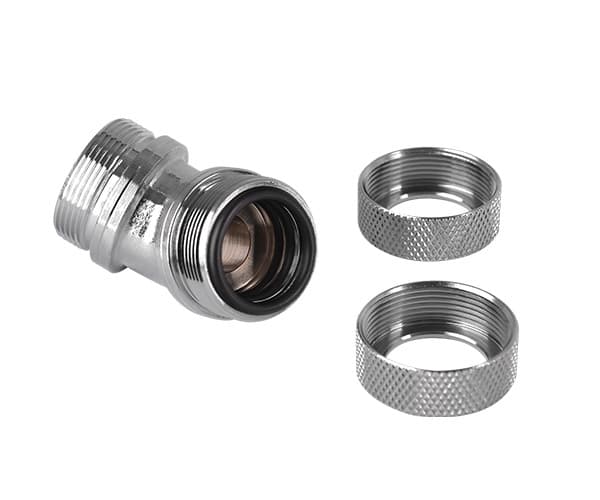 Thermaltake Pacific G1/4 PETG Tube 45-Degree Dual Compression - Armatur for væskekjølesystem - krom