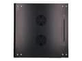 Miniatyrbilde 4 av 5: Extralink - Rack skap - 600x600 mm - veggmonterbar - svart - 12U - 19"
