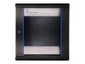 Miniatyrbilde 5 av 5: Extralink - Rack skap - 600x600 mm - veggmonterbar - svart - 12U - 19"
