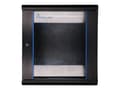 Miniatyrbilde 1 av 5: Extralink - Rack skap - 600x600 mm - veggmonterbar - svart - 12U - 19"