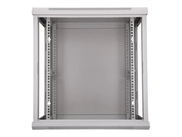 Extralink - Rack skap - 600x450 mm - veggmonterbar - grå - 12U - 19"