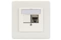 Pikkukuva 4 / 5: DIGITUS Leerdose für Keystone Module straight, 50x50/80x80, 2xKeystone wh