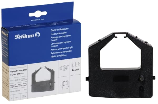 Pelikan - Svart - skriverbånd - for Fujitsu DL 3300, 3400, 3450, 3600; DX 2100, 2150, 2200, 2250, 2300, 2400