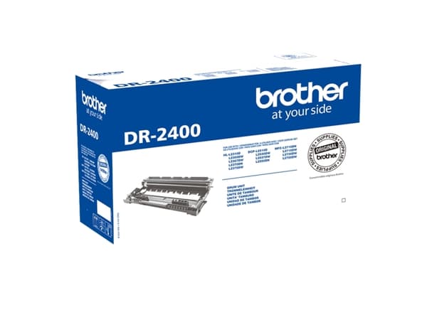 Brother DR2400 - Svart - original - trommelsett - for Brother DCP-L2510, L2530, L2537, L2550, HL-L2350, L2370, L2375, MFC-L2713, L2730, L2750