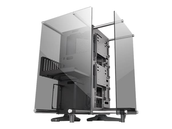 Thermaltake Core P90 - Tempered Glass Edition - tower - ATX - ingen strömförsörjning (PS/2) - svart - USB/ljud Svart, Transparent