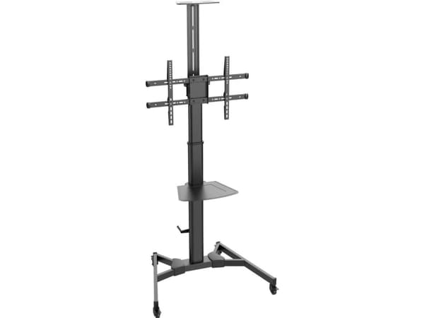 My Wall HP 106 L TV-rullevogn Kan indstilles i højden, Til stående montering, Kan vippes 94,0 cm (37) - 177,8 cm (70) Kan trækkes ud, Vippebar, Gulvs