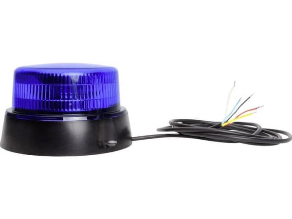 WAS Rotorblink W126 Double Flash 867.4DSYNC 12 V, 24 V via ledningsnet Skruemontering Blå