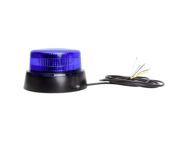 WAS Rotorblink W126 Double Flash 867.4DSYNC 12 V, 24 V via ledningsnet Skruemontering Blå
