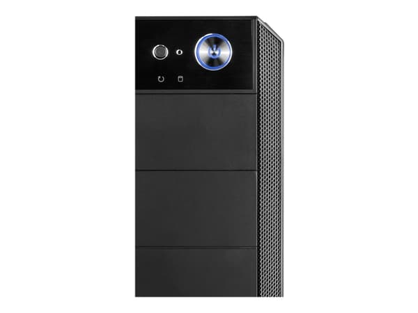 MODECOM OBERON Pro - Tower - ATX - ingen strömförsörjning - svart - USB/ljud