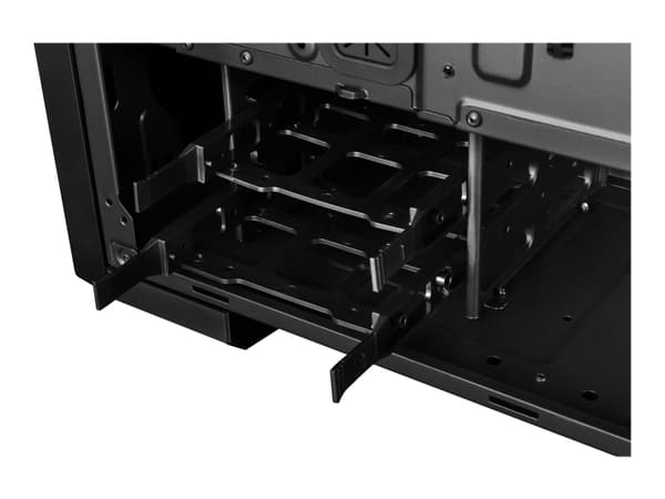 MODECOM OBERON Pro - Tower - ATX - ingen strömförsörjning - svart - USB/ljud
